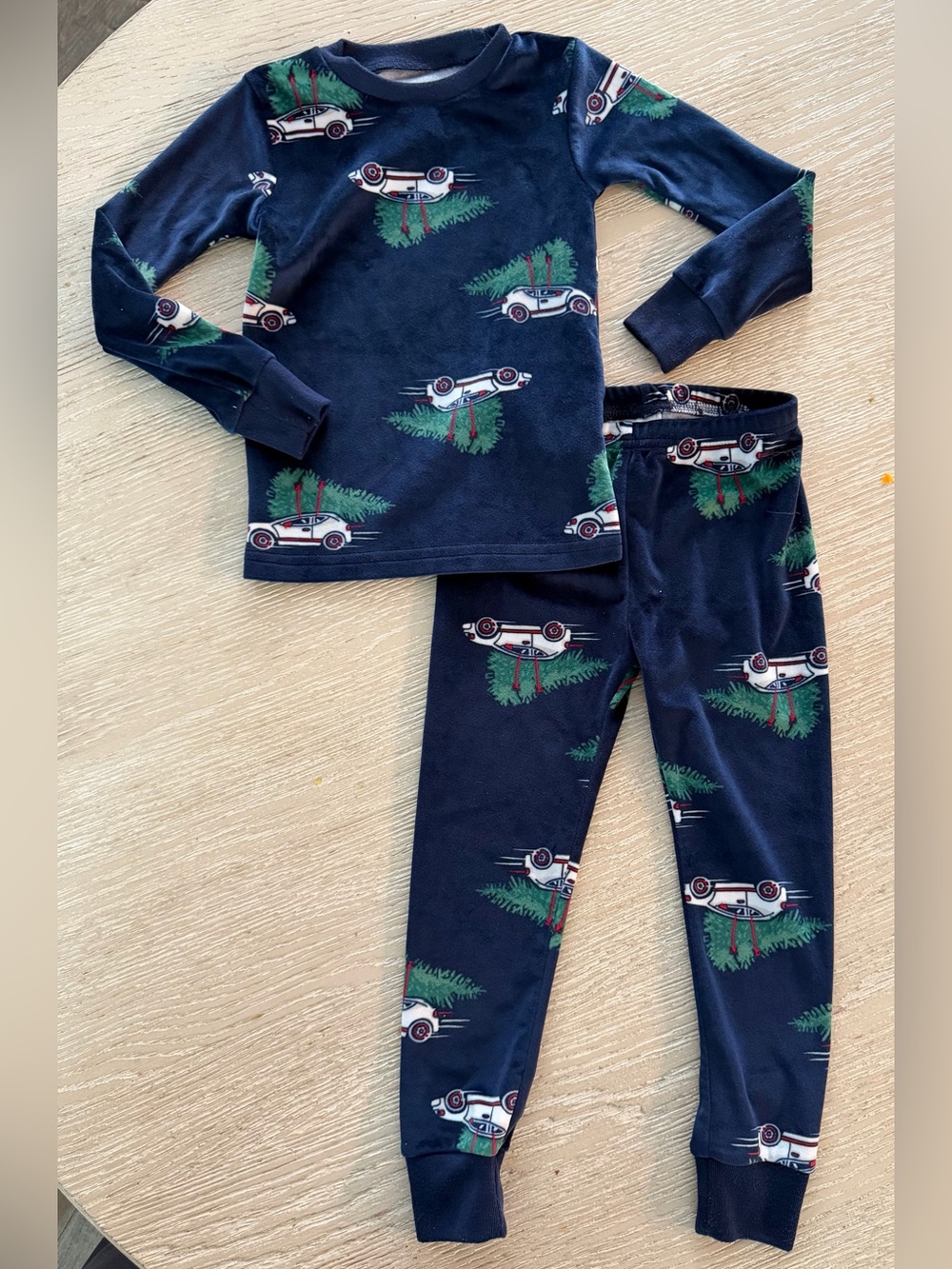 Carter’s National Lampoon’s Christmas Like Velour pajamas, 3T